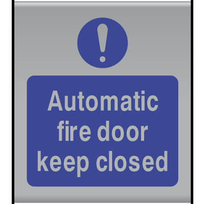 Automatic fire door keep closed (Slatz)