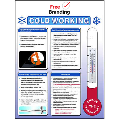 Cold working sign