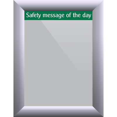Safety message of the day