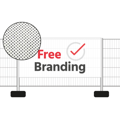 Branded Site Fence Cover