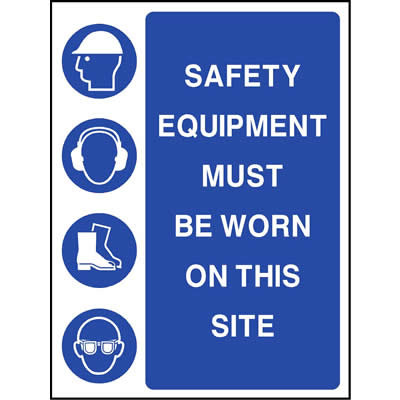 Safety equipment must be worn on this site