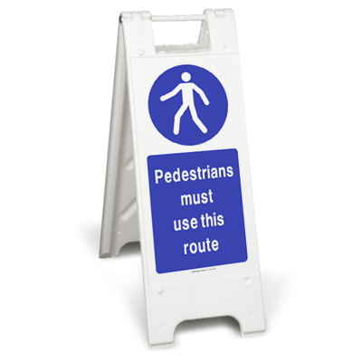 Pedestrians must use this route (Minicade)