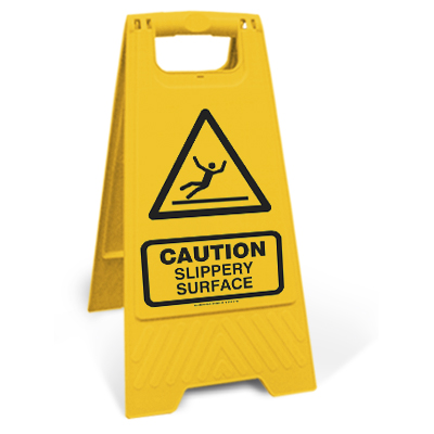 Caution slippery surface (Motspur)