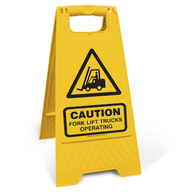Caution fork lift trucks operating (Motspur)