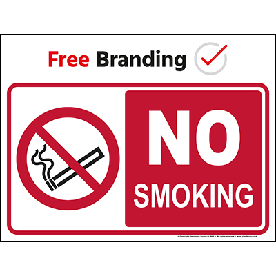 No smoking (Quickfit) Sign 