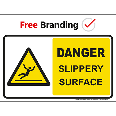 Danger slippery surface (Quickfit)