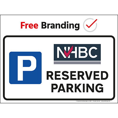 NHBC reserved parking symbol (Quickfit)
