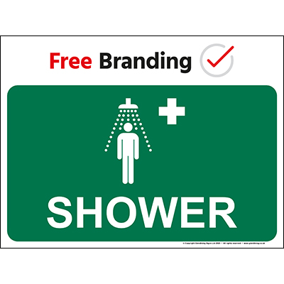 Shower (Quickfit) Sign