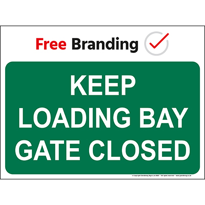 Keep loading bay gate closed (Quickfit)