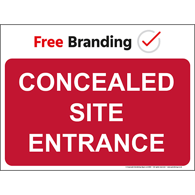 Concealed site entrance (Quickfit)