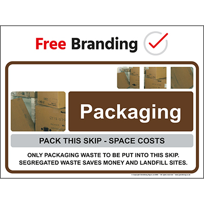 Packaging (Quickfit) sign 