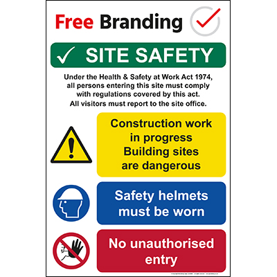 site safety sign