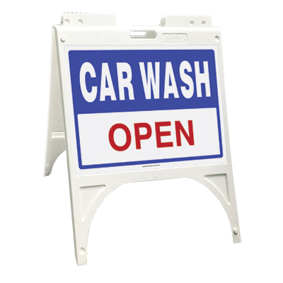 Car wash open (Quik Sign)