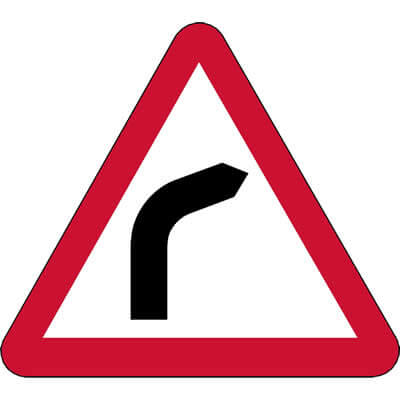 Bend ahead right