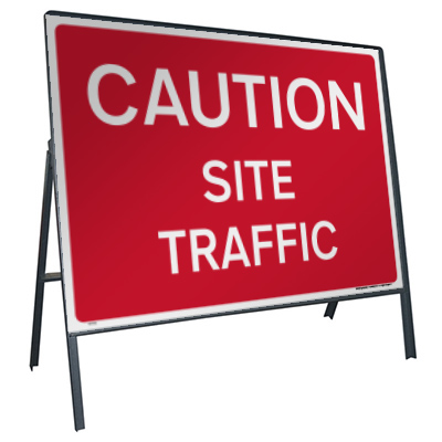 Caution site traffic (Temp.)