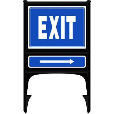 Exit arrow 