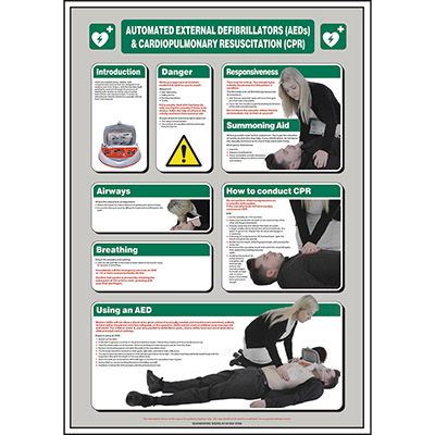 AEDs and CPR Poster