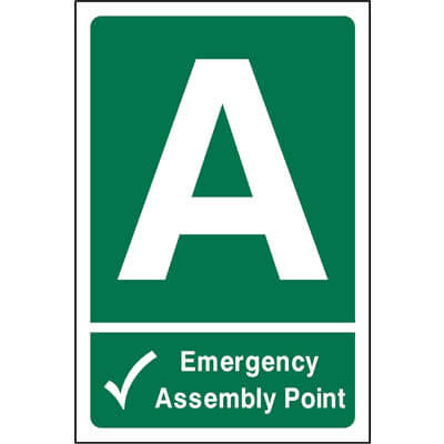 Emergency assembly point location