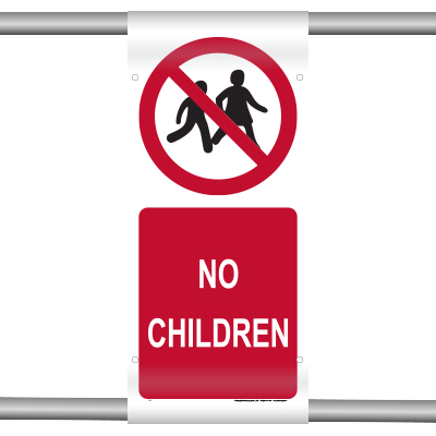 No children (Scaffold Banner)