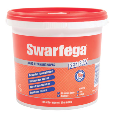 Swarfega® Red Box Heavy Duty Hand Cleaning Wipes