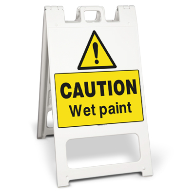 Caution wet paint (Squarecade 45)