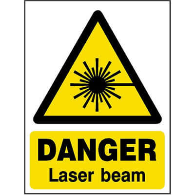 Danger laser beam