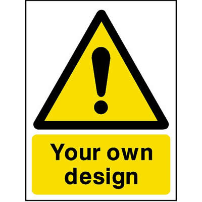 custom warning sign
