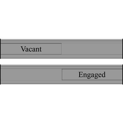 Vacant/Engaged (Sliding Slatz)