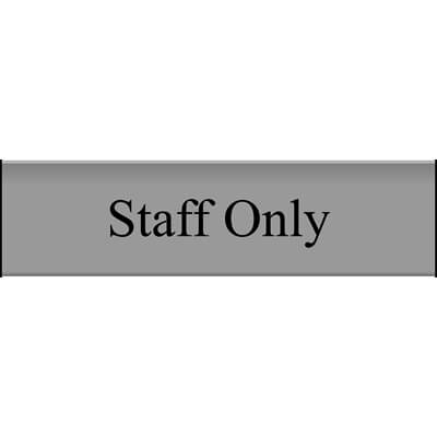 Staff only (Slatz)