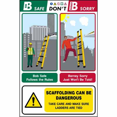 Scaffolding can be dangerous (Bob & Barney)