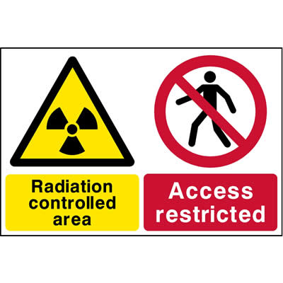Radiation controlled area access restricted
