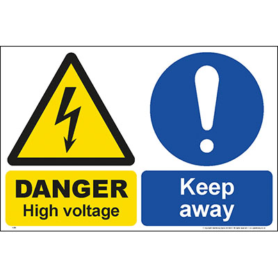 High voltage keep away