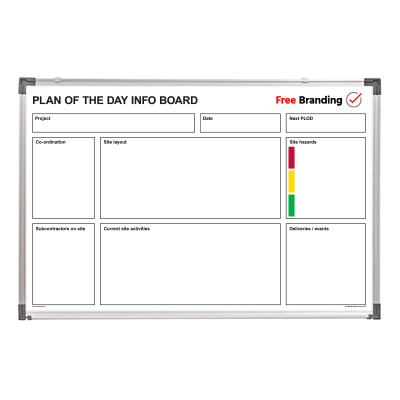 Plan of the Day Info Board