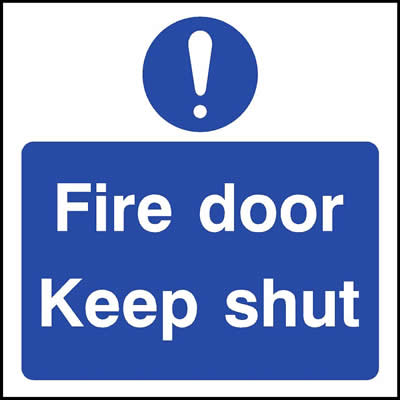 Fire Door Keep Shut (Symbol)