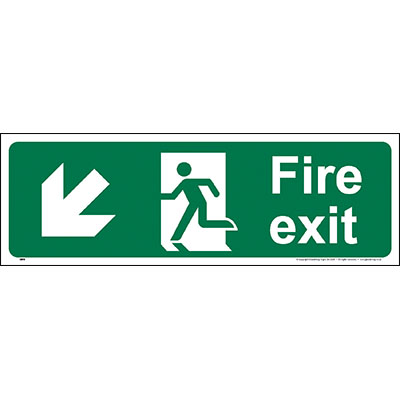 Fire Exit Left Down