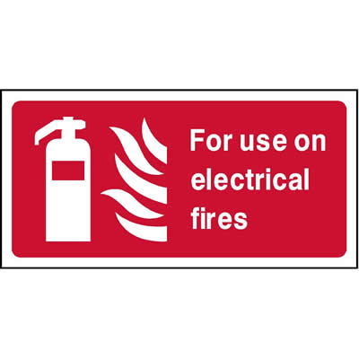 For use on electrical fires