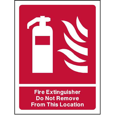 fire safety sign