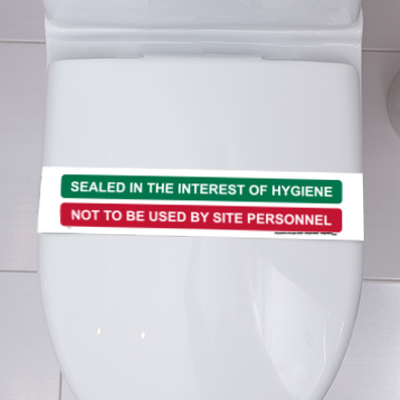 Sealed in the Interest of Hygiene (Toilet Seal)
