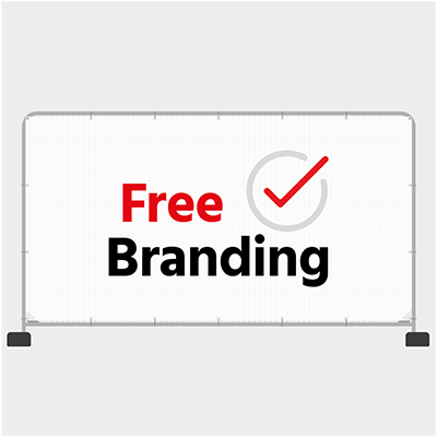 Branded Heras Fence Cover