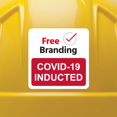COVID-19 Inducted Helmet Label