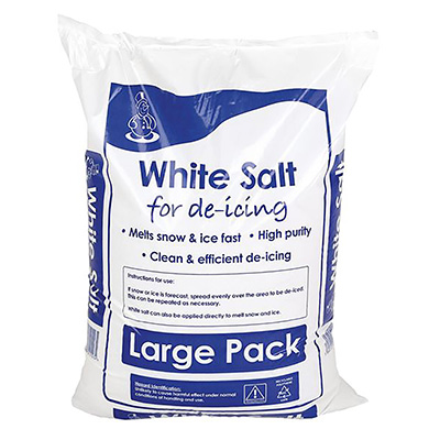 White De-icing Salt Bag