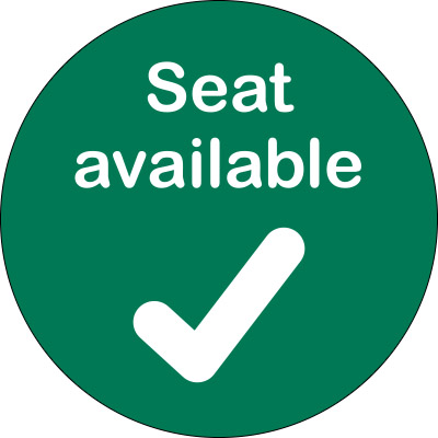 Seat available label