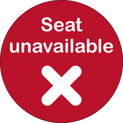 Seat unavailable label
