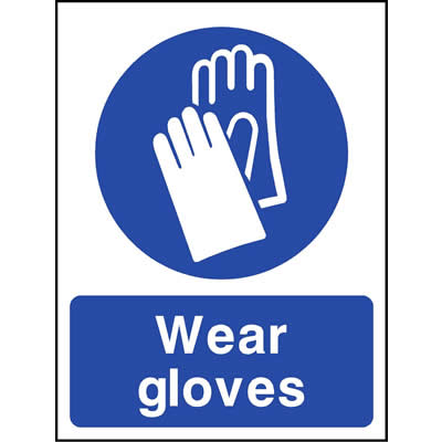 Wear gloves