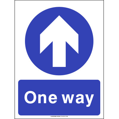 One Way Ahead Sign