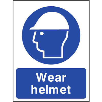 Wear helmet 