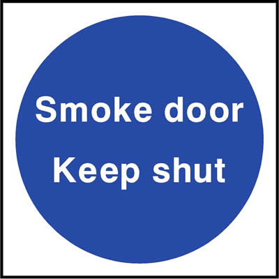Smoke door keep shut