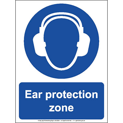 Ear protection zone