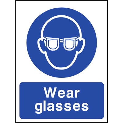 Wear glasses