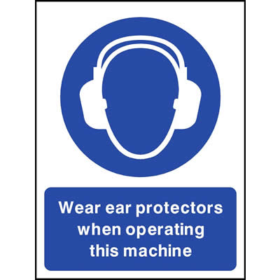Wear Ear Protectors When Operating This Machine